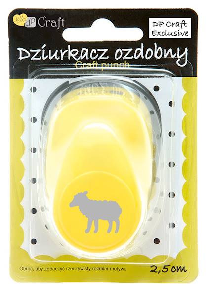 Dziurkacz  ozdobny 2,5 cm OWIECZKA