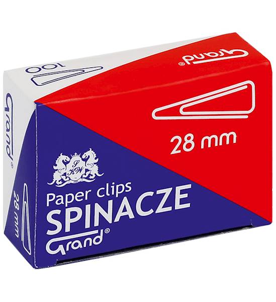 Spinacze 28mm trójkątne