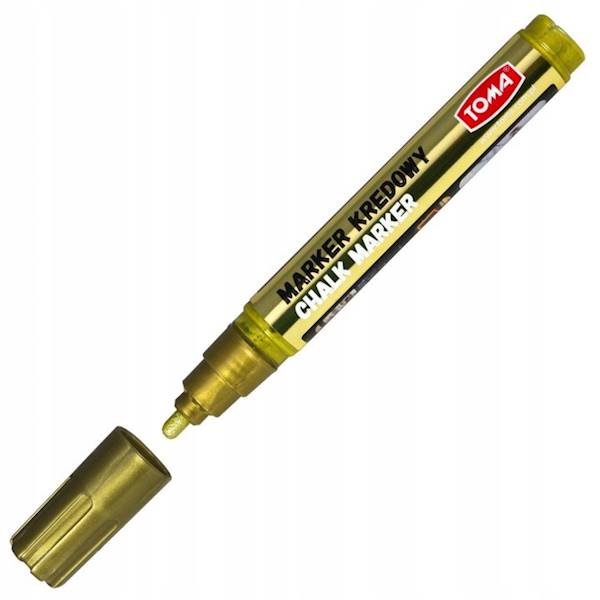 Marker kredowy TOMA złoty końc. 4,5 mm