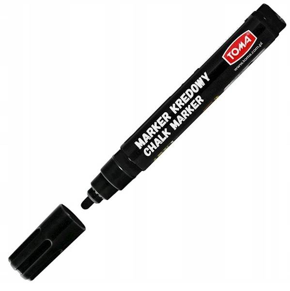 Marker kredowy TOMA czarny końc. 4,5 mm