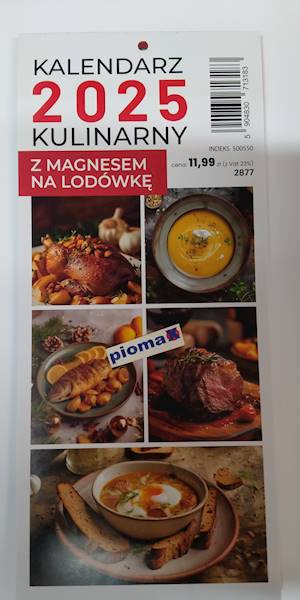 Kalendarz tygodniowy z magnesem