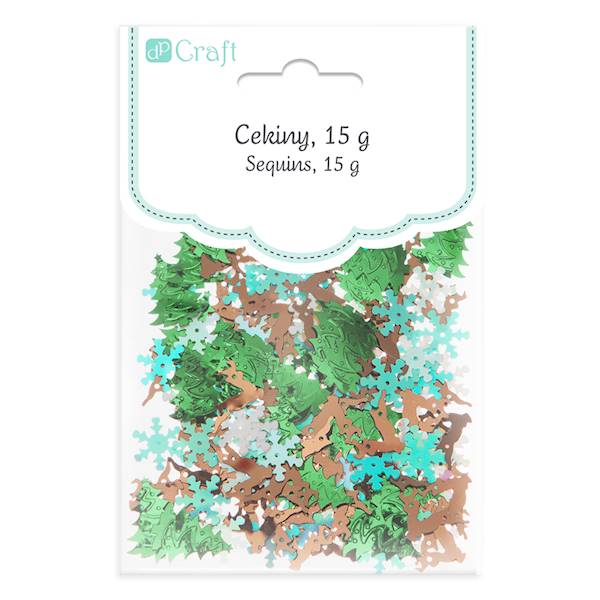 Cekiny ŚWIĘTA mix 15g 