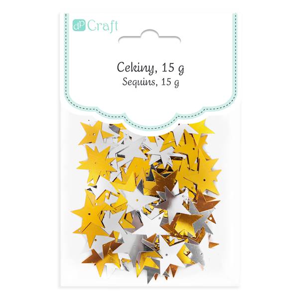 Cekiny GWIAZDKI 15g