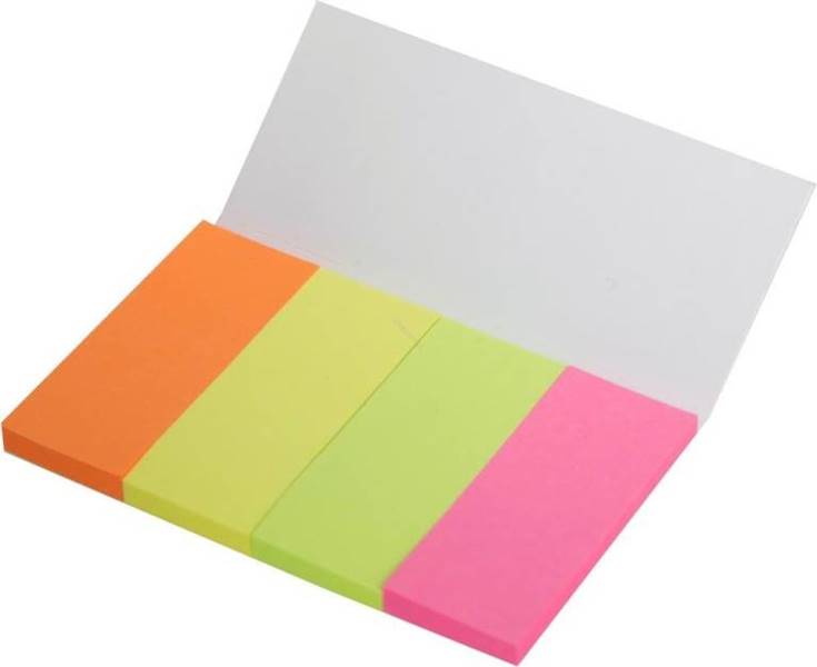 Zakładki indeksujące 20x50 4kol neon