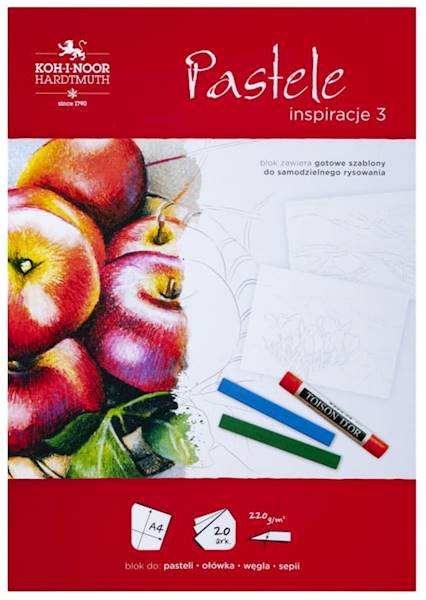 Blok do pasteli A4 220g.20k Inspiracje3 KOH-I-NOOR