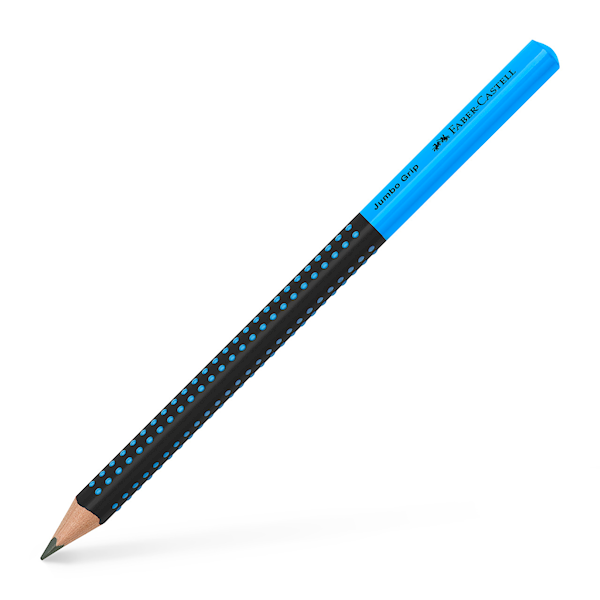 Ołówek Faber-Castell Jumbo Grip czarny/nieb 511910