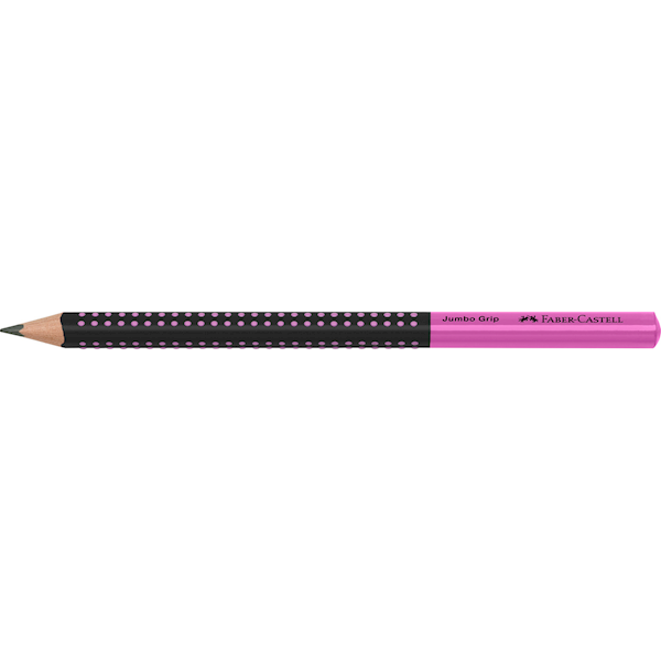 Ołówek Faber-Castell Jumbo Grip czarny/różo 511911