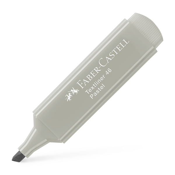 Zakreślacz FABER CASTELL pastel szary 154634