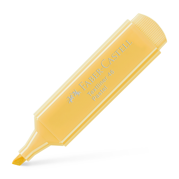 Zakreślacz FABER CASTELL pastel żółty 154667