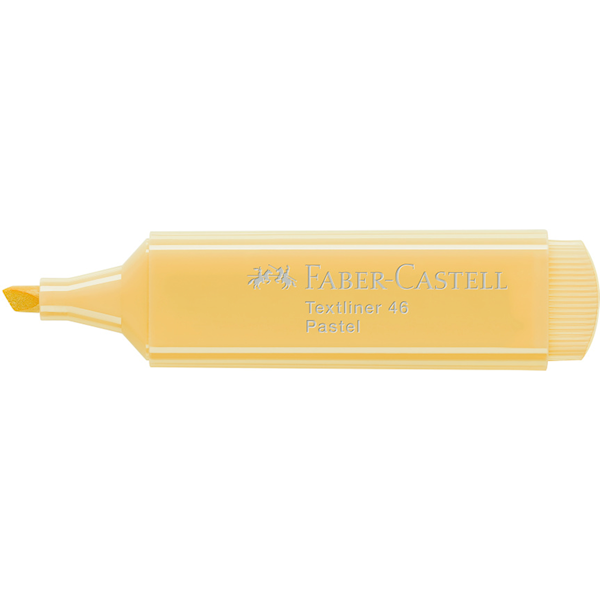 Zakreślacz FABER CASTELL pastel żółty 154667