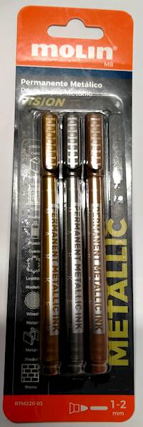 Marker permanentny VIVA OK  zestaw 3kol
