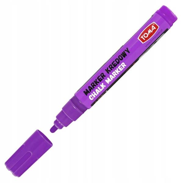 Marker kredowy TOMA fioletowy końc. 4,5 mm