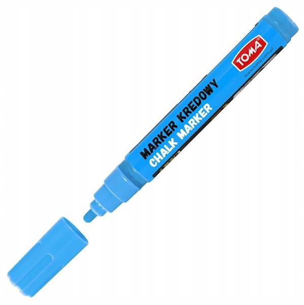 Marker kredowy TOMA niebieski końc. 4,5 mm