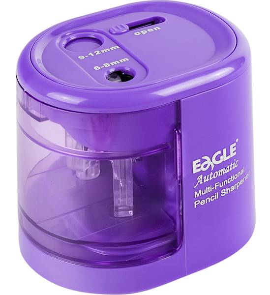 Temperówka elekt II USB+ baterie EAGLE fioletowa