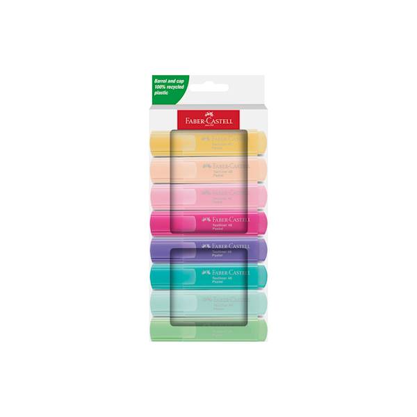 Zakreślacz FABER CASTELL 8 kol pastelowe 254658