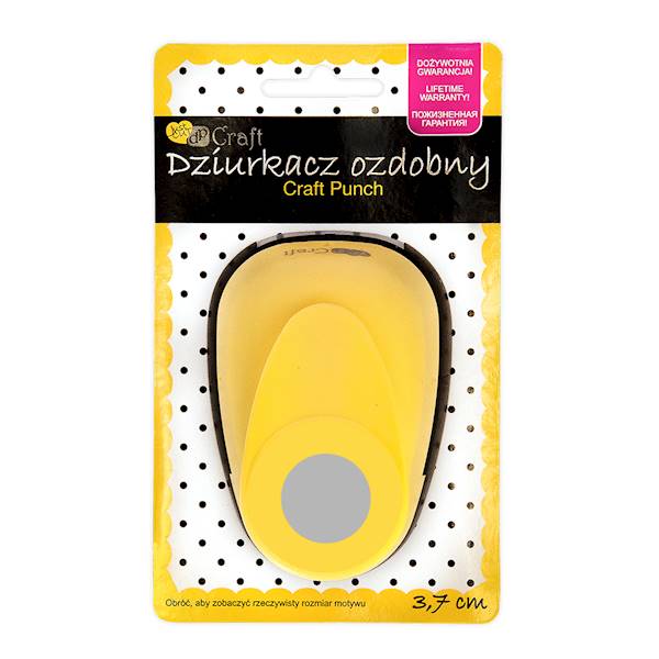 Dziurkacz  ozdobny 3,7 cm KOŁO (3,7cm)