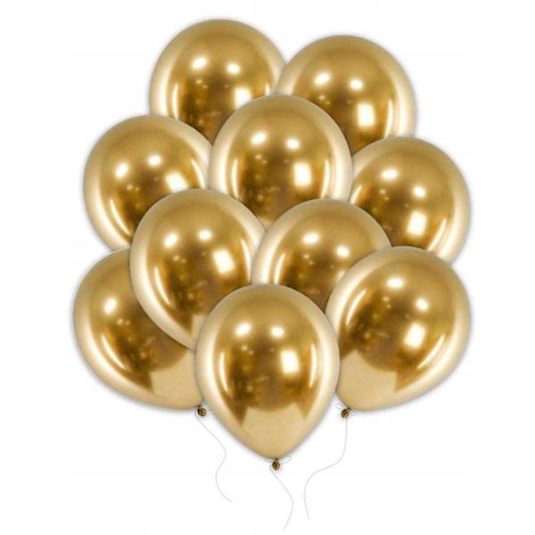 Balony  50szt. ZŁOTE