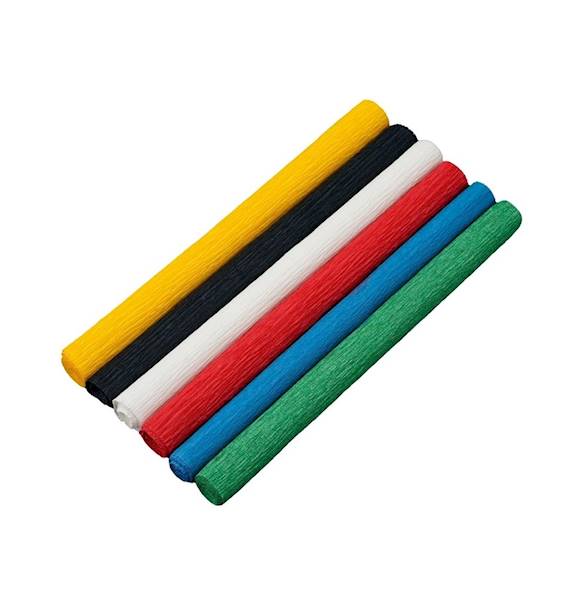 Krepa 180g  krótka 25x100 mix kolorów (6szt.)