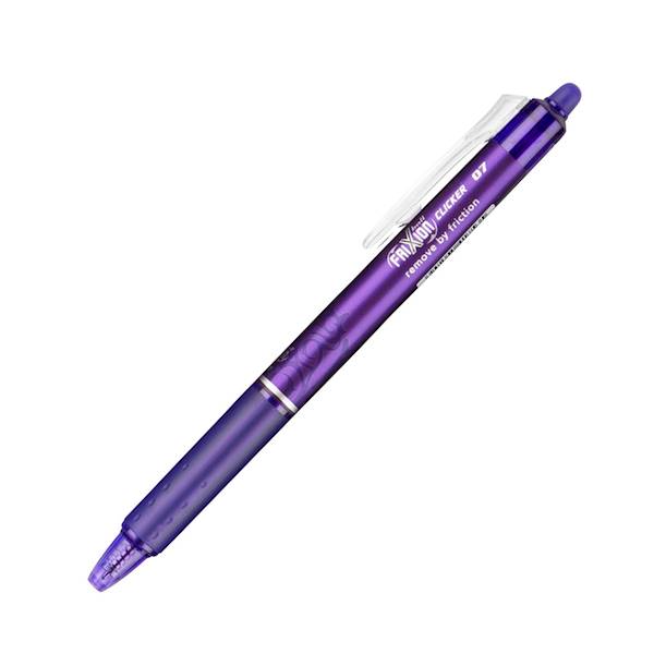 Pióro kulkowe PILOT Frixion 0.7 Cliker fioletowy