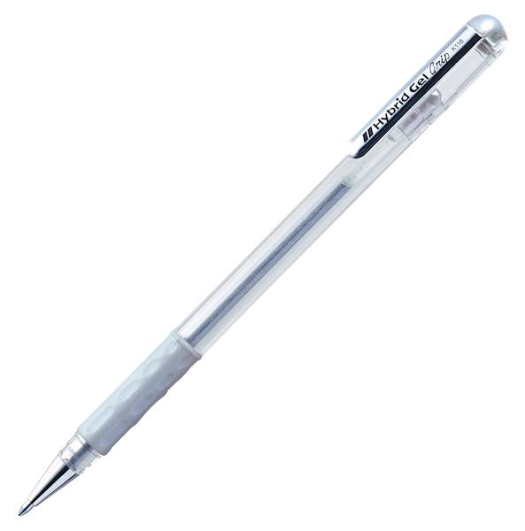 Cienkopis PENTEL K118 metalic srebrny