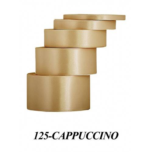 Wstążka mat. satynowa 12mm/32m cappucino