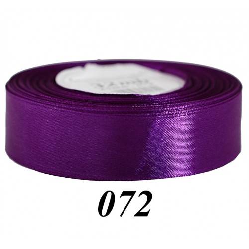 Wstążka mat. satynowa 25mm/32m fioletowa ciemna