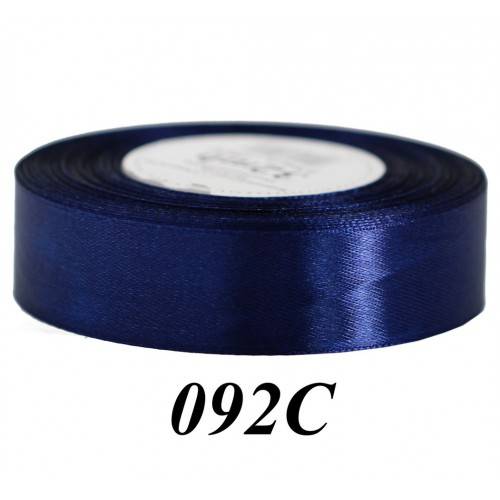 Wstążka mat. satynowa 25mm/32m granat ciemny