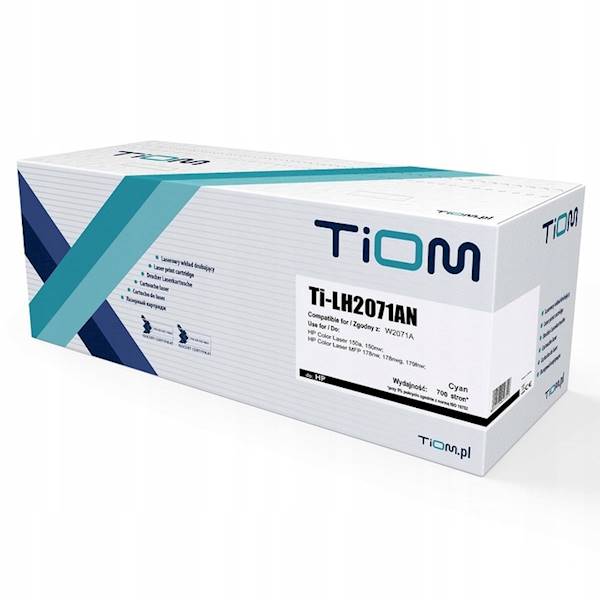 Toner HP nr 117A W2071 Cyan ~ 700str zamiennik