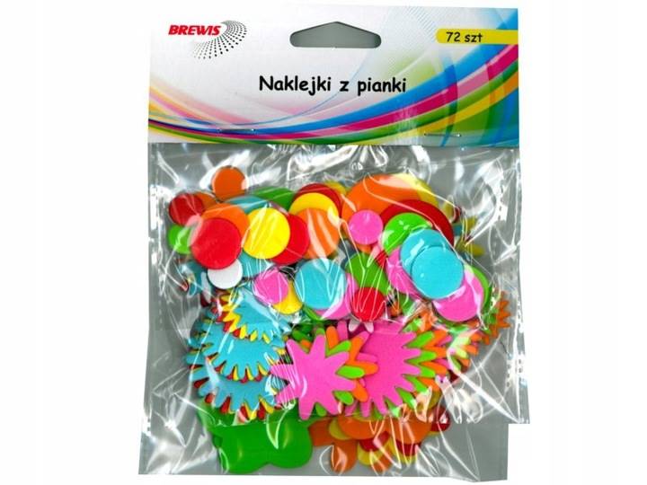Naklejki z pianki KWIATKI 