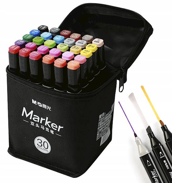 Marker artystyczny alkoholowy dwustronny