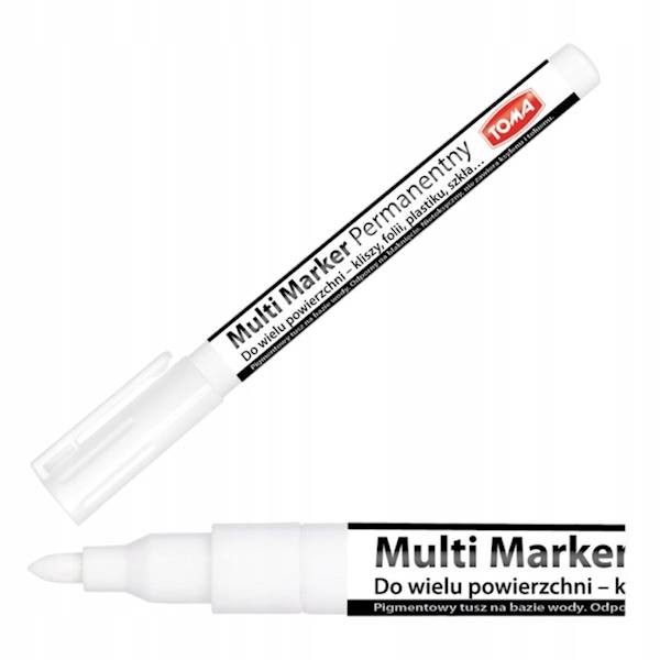 Marker permanentny TOMA OK biały 1.5mm 333 01