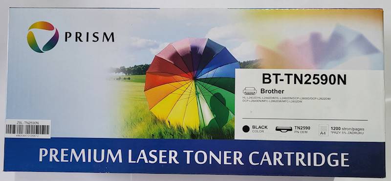 Toner BROTHER TN-2590 Black ~ 1200str zamiennik