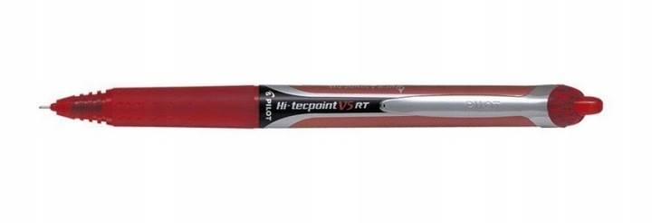 Cienkopis PILOT HI-TEC   V5 czerwony  pstrykany