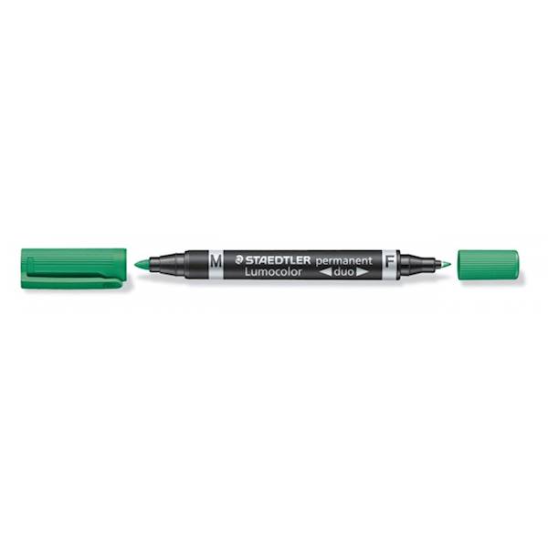 Marker permanent duo STAEDTLER zielony