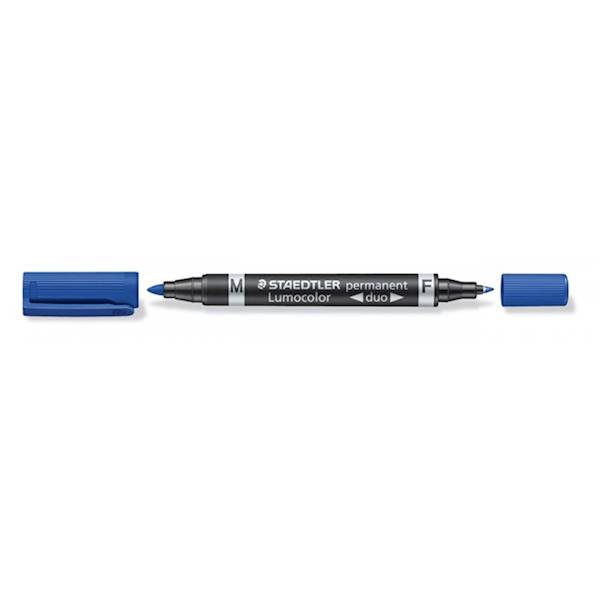 Marker permanent duo STAEDTLER niebieski