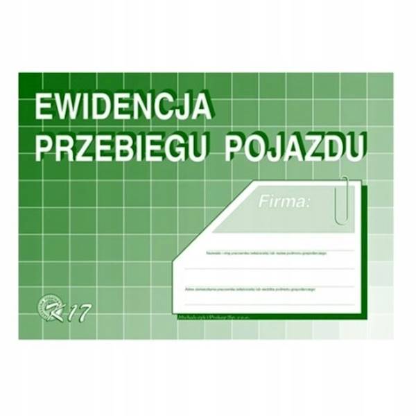 Ewidencja przeb.poj. A5 K17