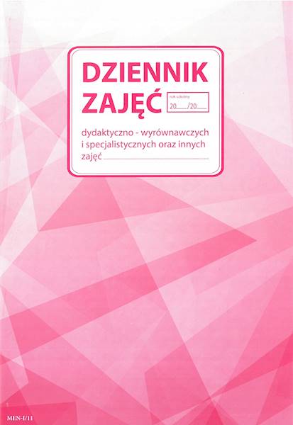 Dziennik zajęć wyrównaw. i specjat. i innyc MEN/11