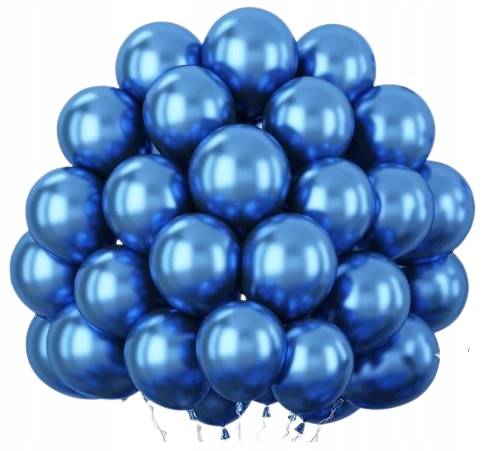 Balony 50szt. NIEBIESKIE
