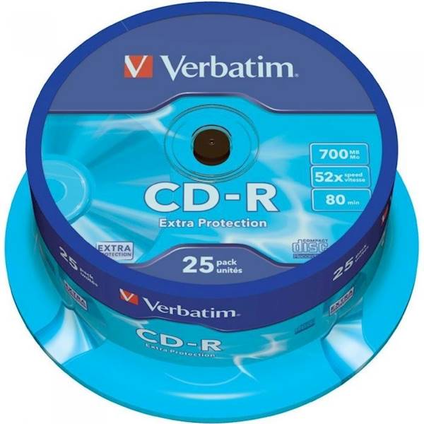 Verbatim CD-R 52x700MB/80min (25szt)