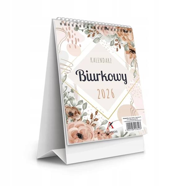 Kalendarz biurkowy pionowy 12x17