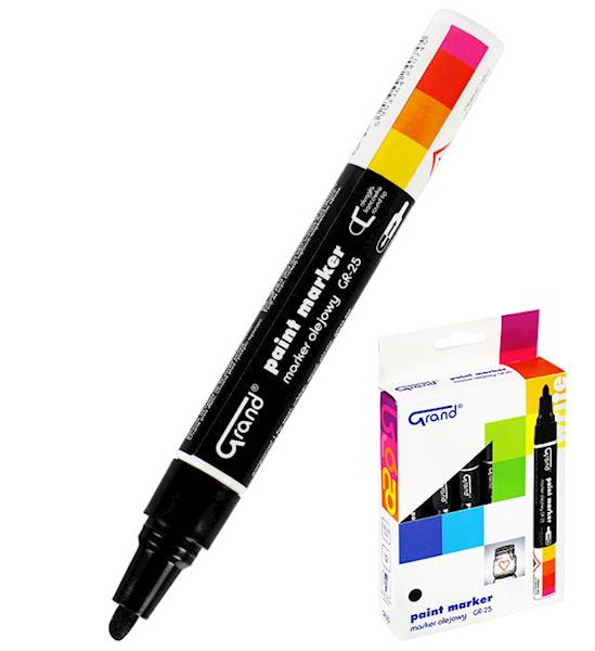 Marker olejowy GRAND Kw GR-25 czarny