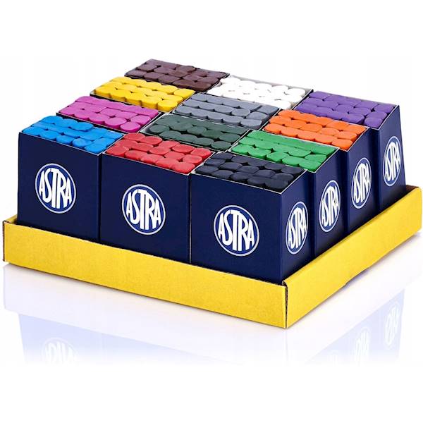 Plastelina ASTRA zestaw uzupeł. 180szt 12kolx15szt