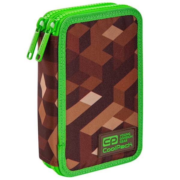 Piórnik podwójny z wyposażeniem