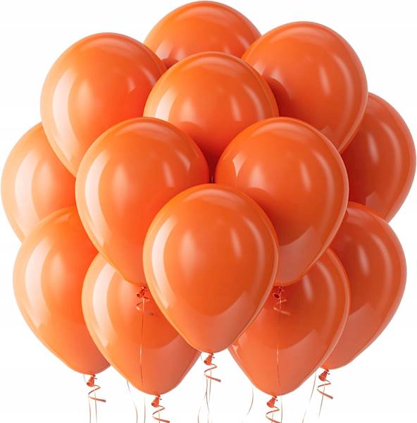 Balony  50szt. pomarańczowe