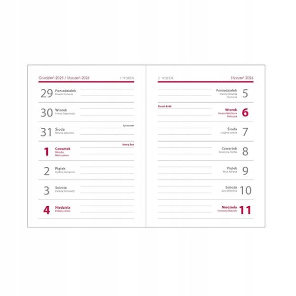 Kalendarz kieszonkowy 
