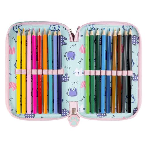 Piórnik potrójny z wyposażeniem 