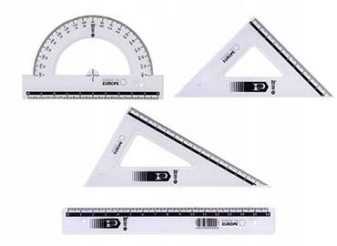 Zestaw kreślarski 4szt 16cm
