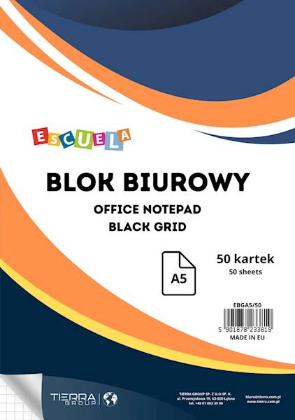 Blok w kratkę A5/ 50k 