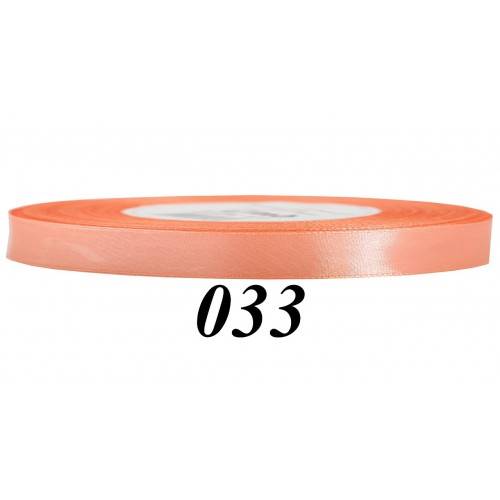 Wstążka mat. satynowa  6mm/32m łososiowa