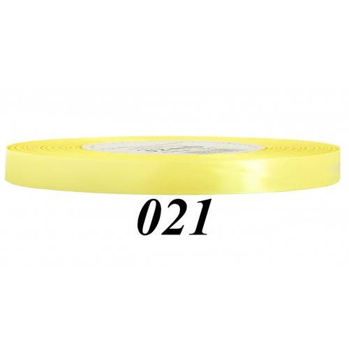 Wstążka mat. satynowa  6mm/32m cytrynowa